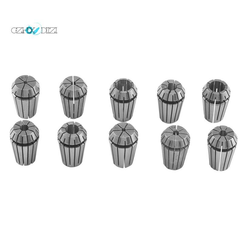 10 Chiếc ER20 Lò Xo Collet Bộ CNC Phay Tiện Dụng Cụ ER20 Lò Xo Collet Chuck