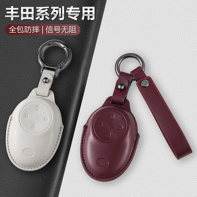 Thích hợp cho Toyota Platinum 3x Chìa Khóa 2025 Guangauto Bozhi BZ3x Xe Chuyên Dụng Cao Cấp Da Thật 