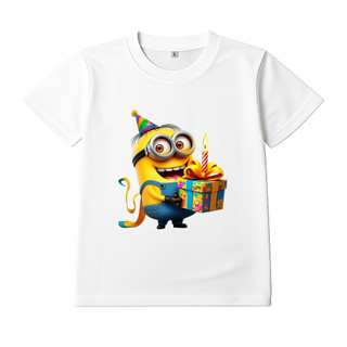 Áo Thun Trẻ Em MINION, Chất Poly Thái , Có Size Lớn Từ 7-95kg, Nhiều Màu Áo, Size To Nhắn Shop, ANAMKIDS