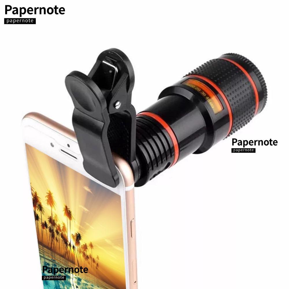 Bộ ống kính máy ảnh GIẤY, với ống kính tele độ phân giải cao kẹp đa năng, quan sát thể thao kính thi