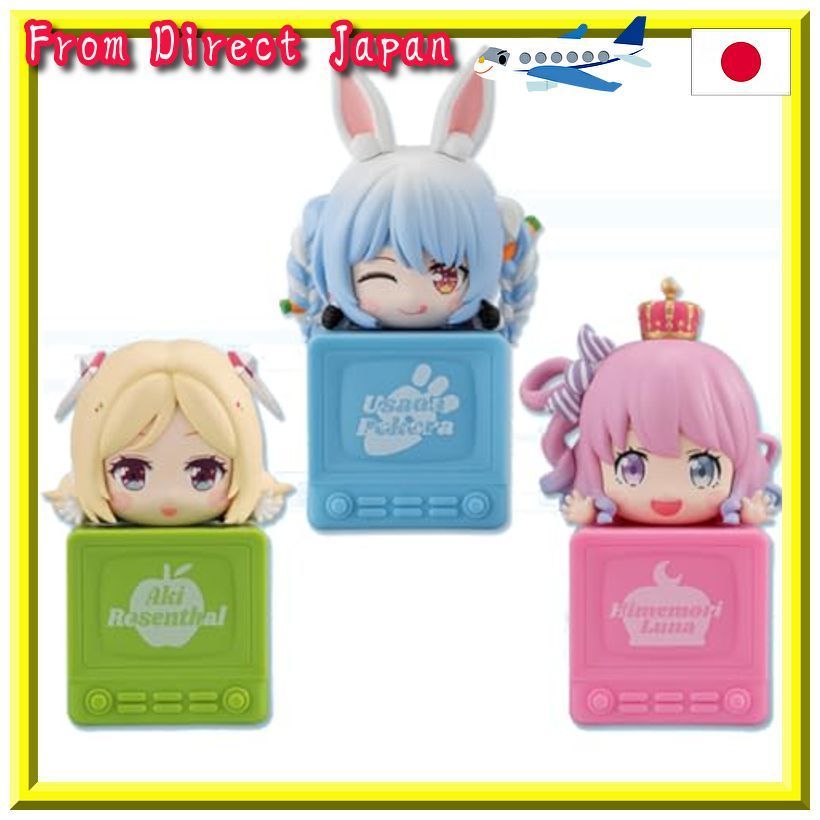 Hololive Production Hikakeru Figure Vol.7 Akai Rosenthal Usada Pekora Himemori Luna Set of 3 Approx 