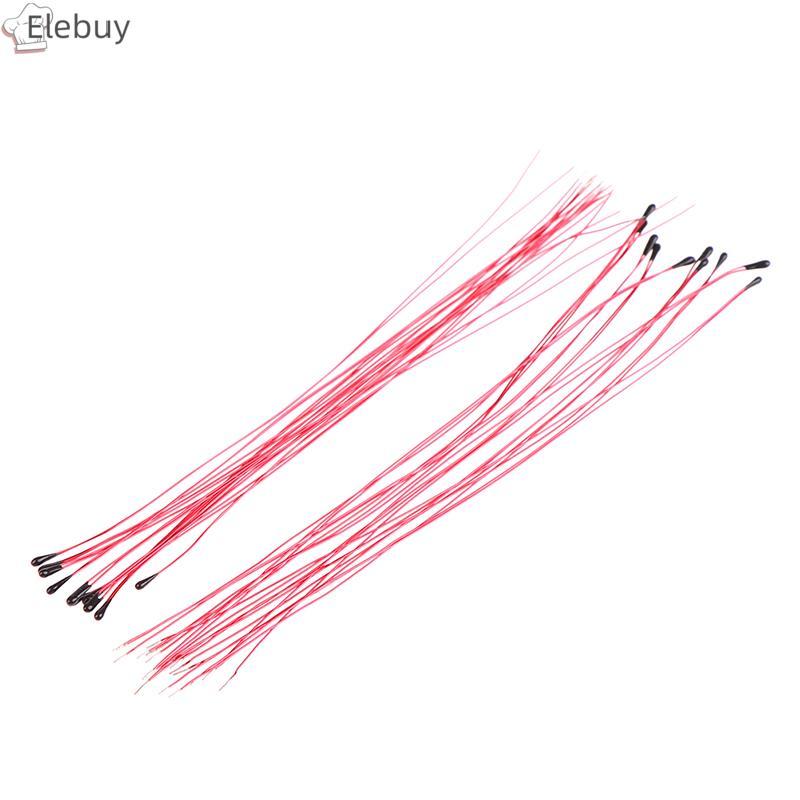 [Elebuy] 10 CÁI Điện trở nhiệt điện trở NTC MF52B 10K 100K Dây đeo đầu dò B3470 B3380 B3950 B3435 B 