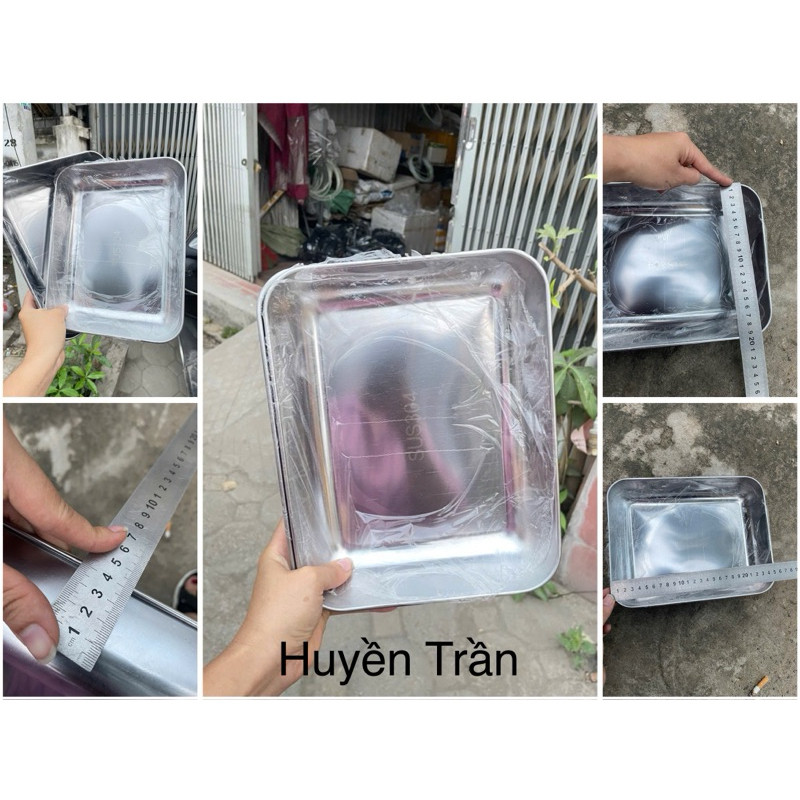 Khay tắm lồng chim, Khay tắm inox 304 dành cho lồng chim Chào Mào, Chích Chòe siêu dày, siêu bền cỡ 