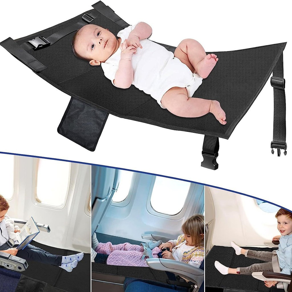 Di Động Trẻ Em Du Lịch Máy Bay Mở Rộng Ghế Tập Đi Máy Bay Du Lịch Giường Trẻ Em Máy Bay Bàn Đạp Chân