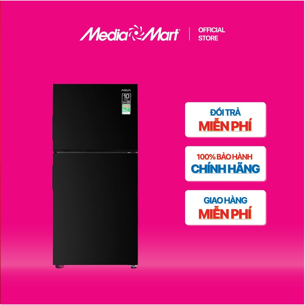 [MEDIAMART] - Tủ lạnh Aqua Inverter 189L AQR-T220FA(FB) - FREESHIP,Bảo hànhchínhhãng