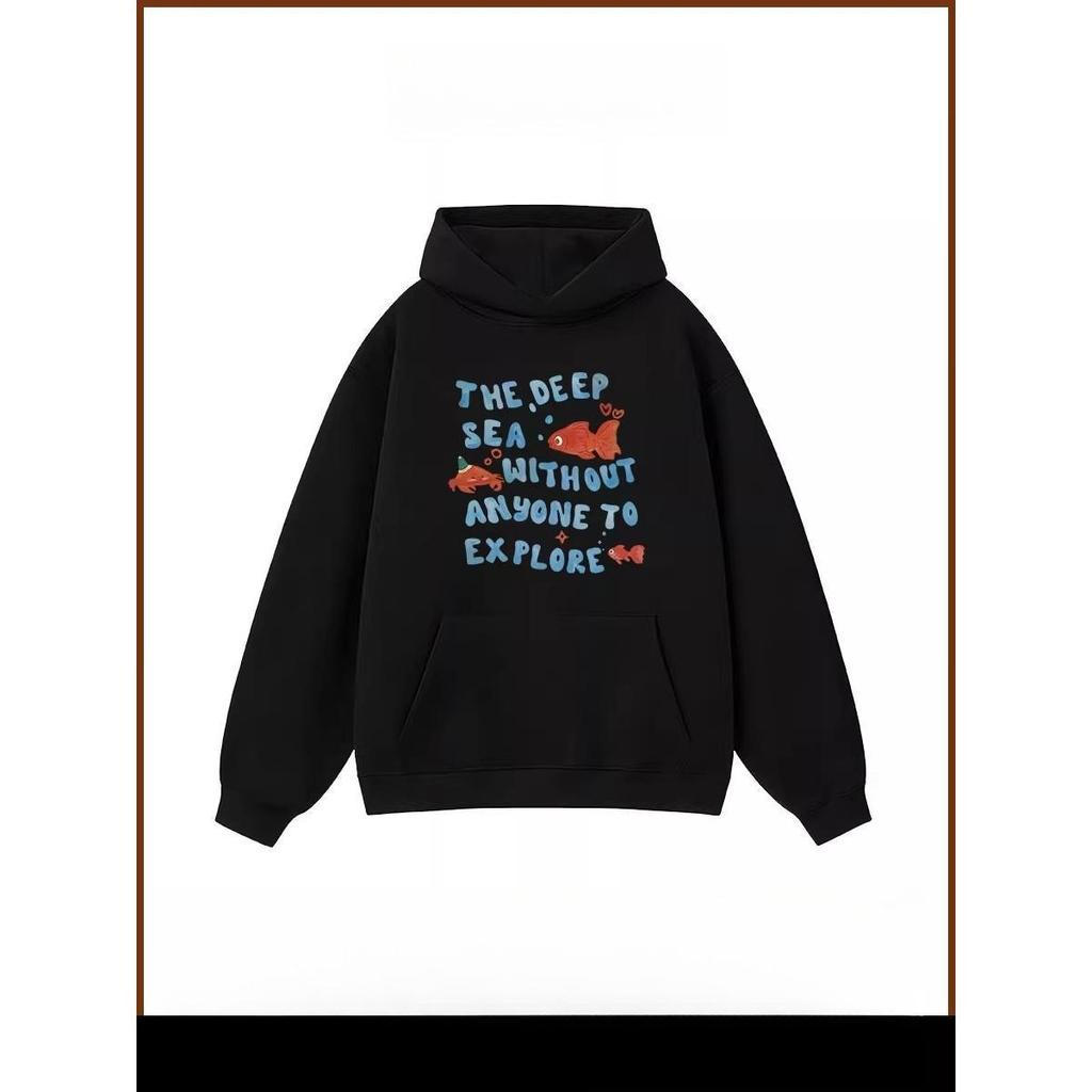 American style hoodie - Korean style, lazy style, loose and comfortable fit, autumn and winter, unis