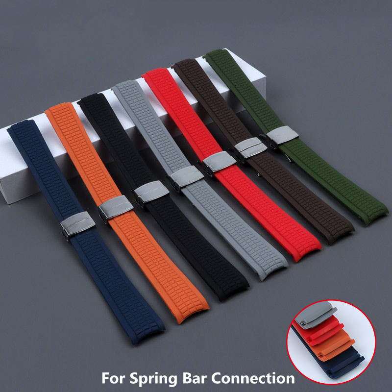 Dây đeo đồng hồ cao su 21mm cho dây đeo Patek Aquanaut Philippe Series 5164a 5167a Dây đeo đồng hồ l