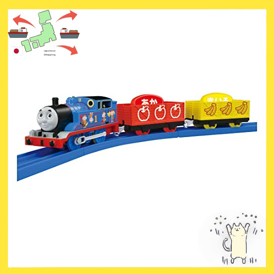 [Japanese Version] Tomy Plarail TS-24 Thomas and Color-matching Freight Cars 226550