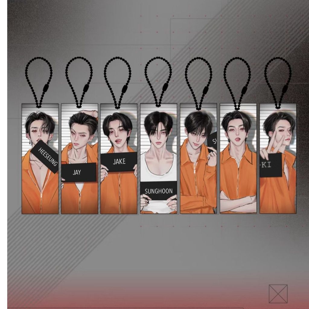 ENHYPEN ngoại vi acrylic móc chìa khóa