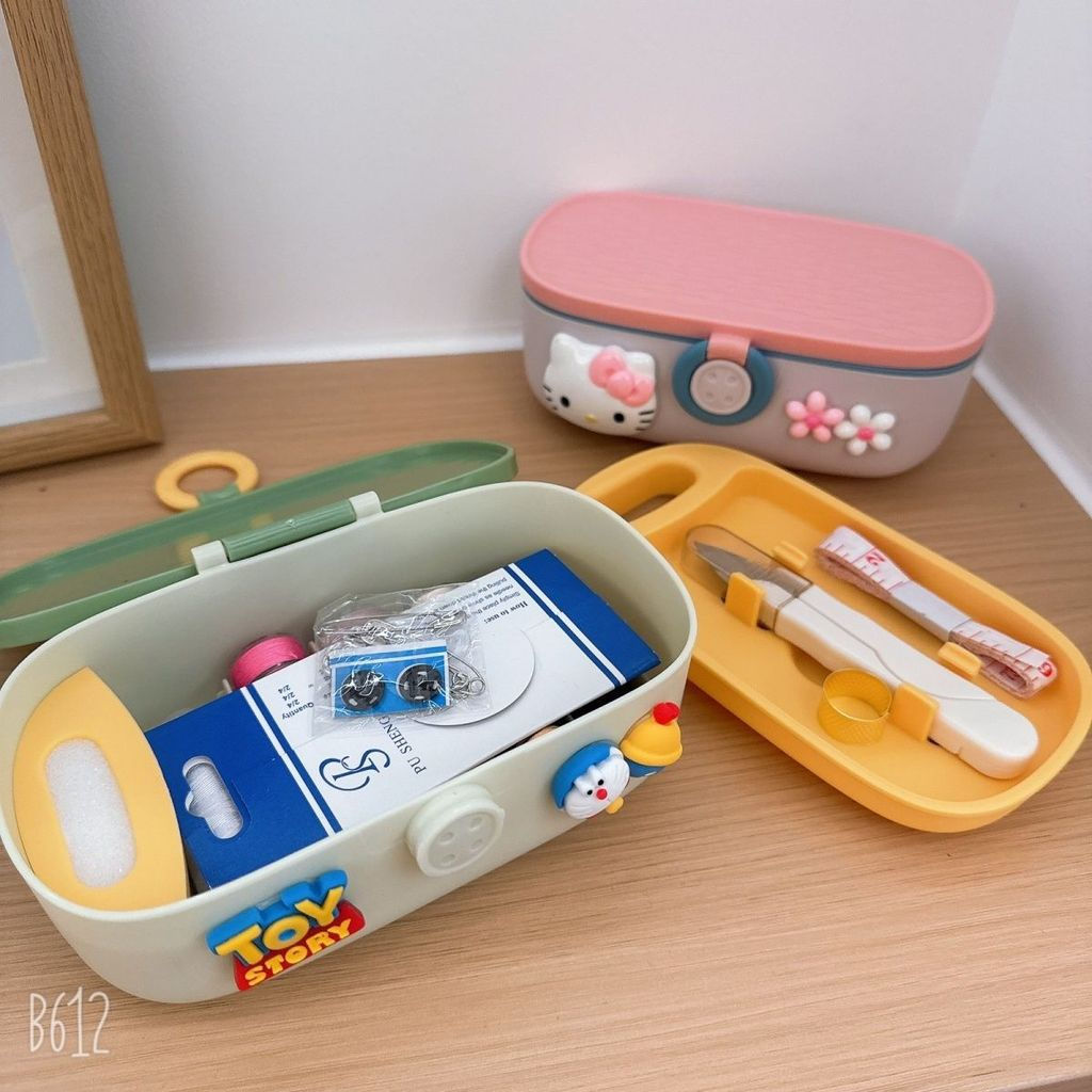 TQ~Portable Home Sewing Kit Set, Handmade Sewing Needle and Thread Kit, Multifunctional Sewing Tool 