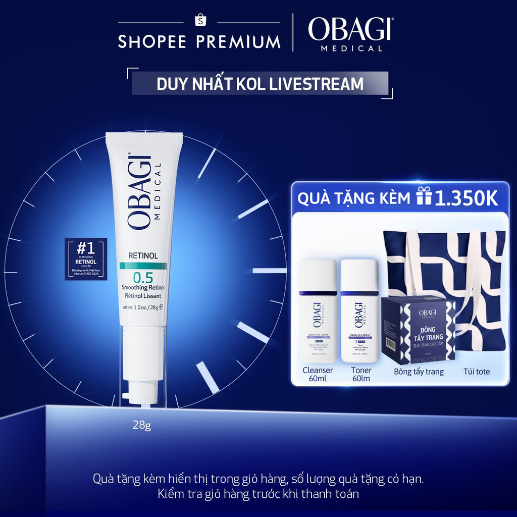 [Obagi-KOL] Kem Ngừa Lão Hóa & Tái Tạo Da Obagi Retinol 0.5 28g