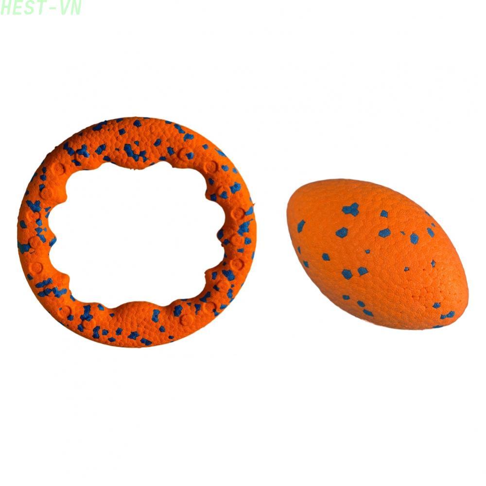 Dog Toy Ring Dog Toy, Chew Ring Dog Football Toy Dog Discs for Throwing Catching