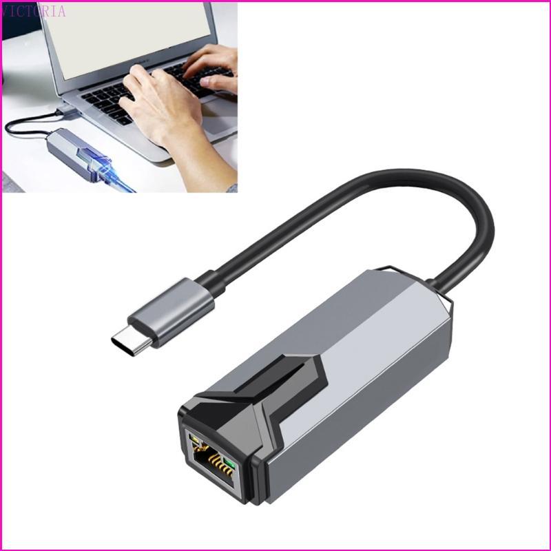 VIC 2 5G Ethernet Adapter Gigabit Mạng Adapter RJ45 Sang Type C USB LAN Internet Adapter Chuyển Đổi 