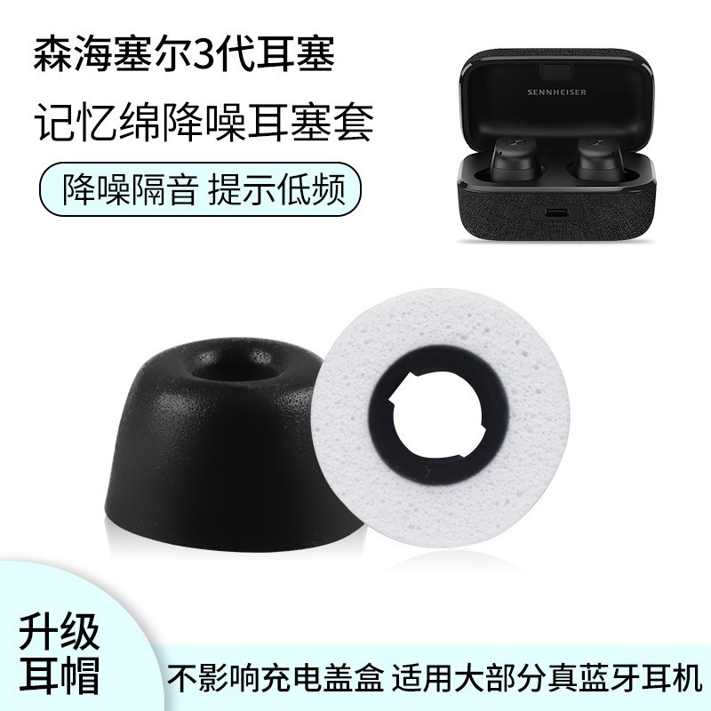Thích hợp cho tai nghe Sennheiser Momenting3 Chống trượt Memory Foam Sennheiser thế hệ thứ 2 Earmuff