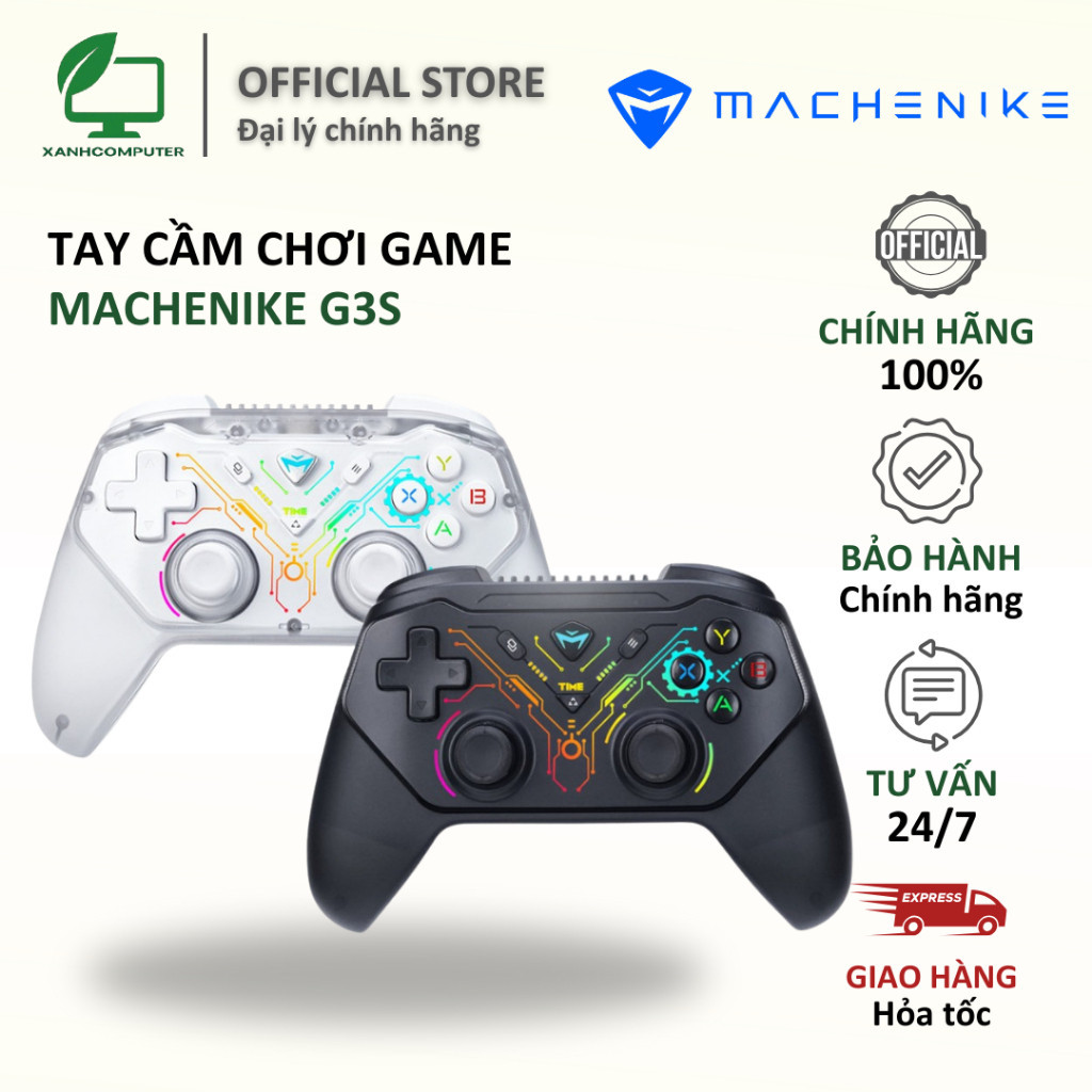 Tay cầm chơi game Dual Mode Machenike G3S Chính hãng bảo hành 12 tháng