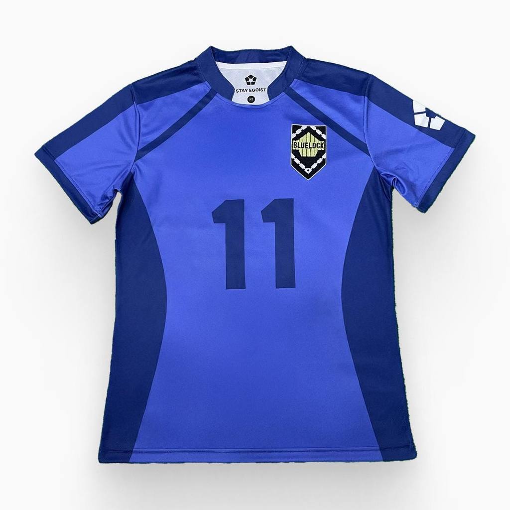 Áo bóng đá Blue Lock Eleven, Áo thun Cosplay Isagi Yoichi & Itoshi Rin, Đồng phục bóng đá Unisex Blu
