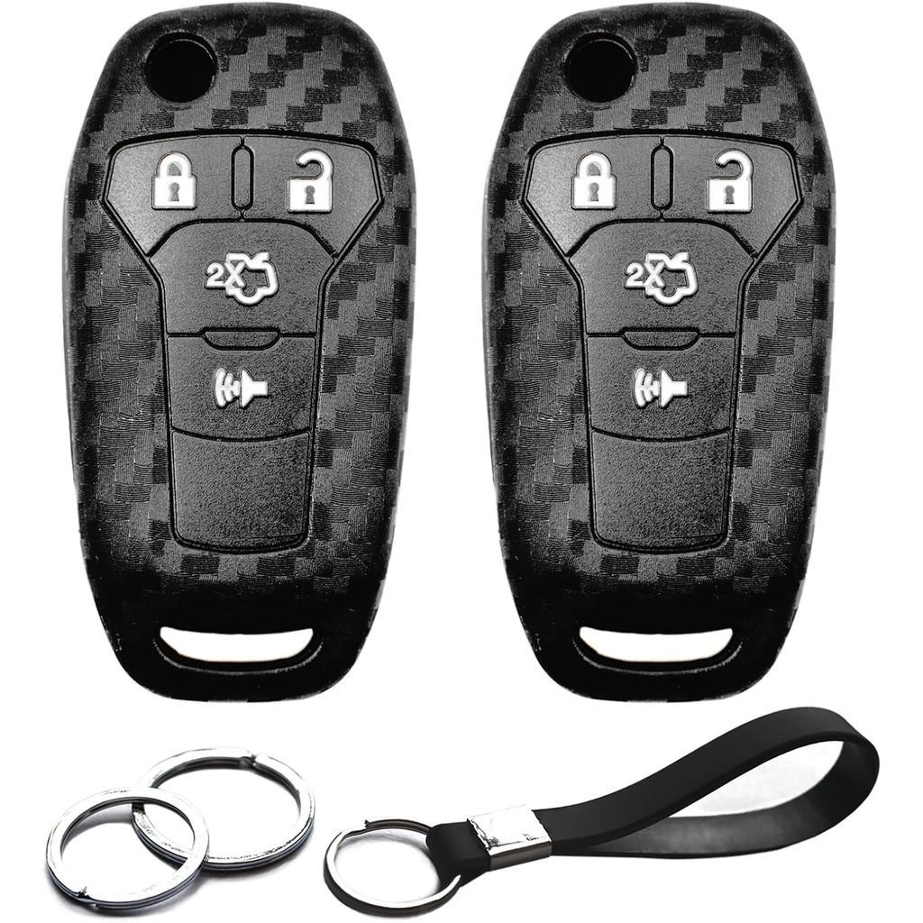 2 Chiếc Tương Thích Với Ford Key Fob Bao Ốp Lưng Móc Chìa Khóa Cho Xe Ford Explorer F150 Fusion Bron