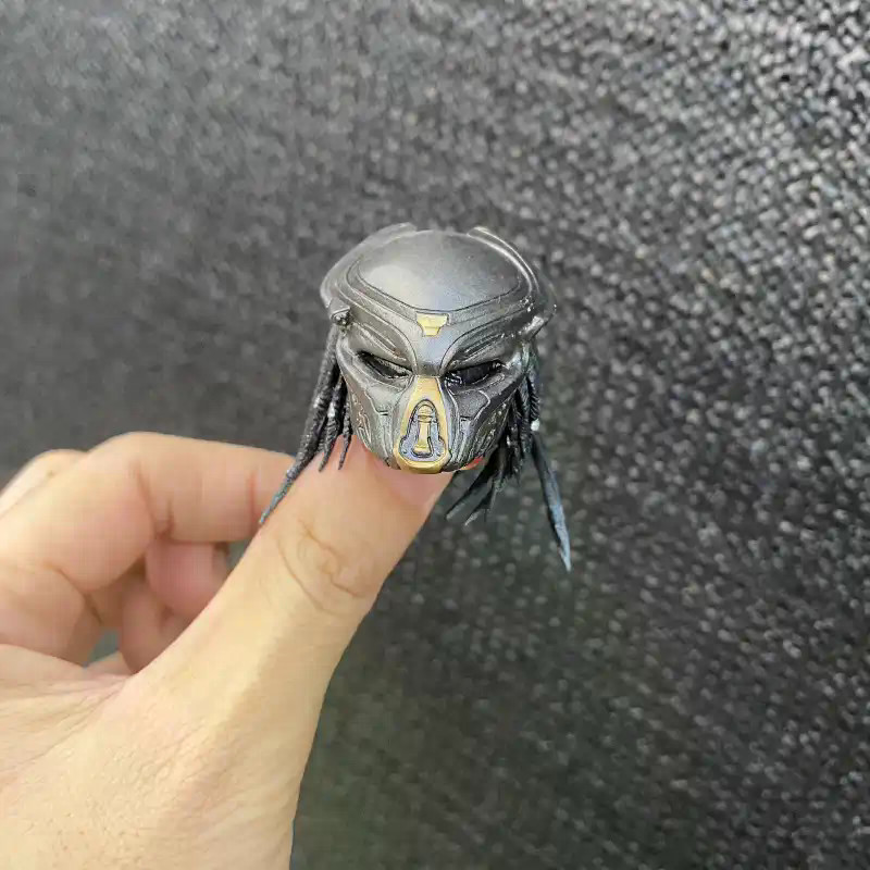 Số lượng lớn Chính hãng NECA NECA Predator Head Sculpture Magic Change 23cm Doll Alien Head Sculptur