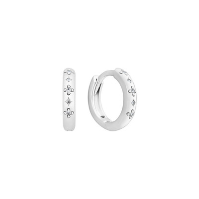 Bông tai Bạc đính đá PNJSilver XMXMW060314