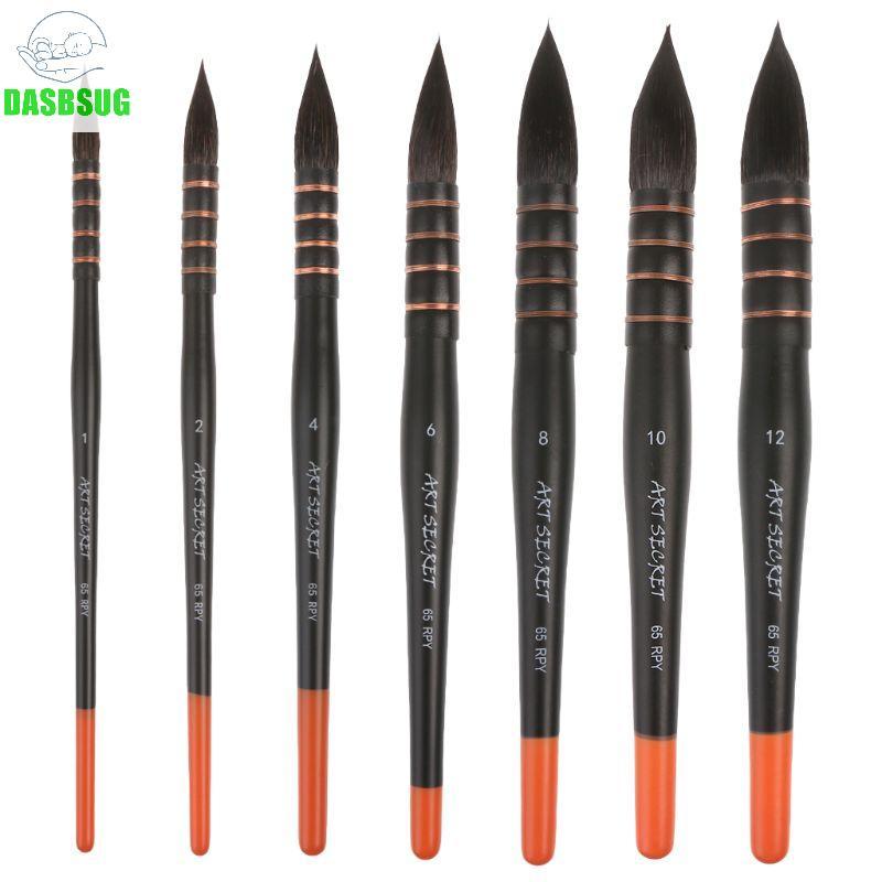 DASBSUG Tay Cầm Sóc Tóc Nghệ Thuật Sơn Màu Nước Bàn Chải Đồ Dùng Nghệ Thuật Paintin