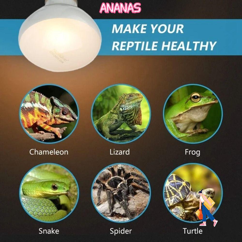 Đèn sưởi ấm bò sát ANANAS, Bóng đèn sưởi ấm bò sát 220V, Bóng đèn sưởi mô phỏng Bóng đèn nhiệt Dụng 