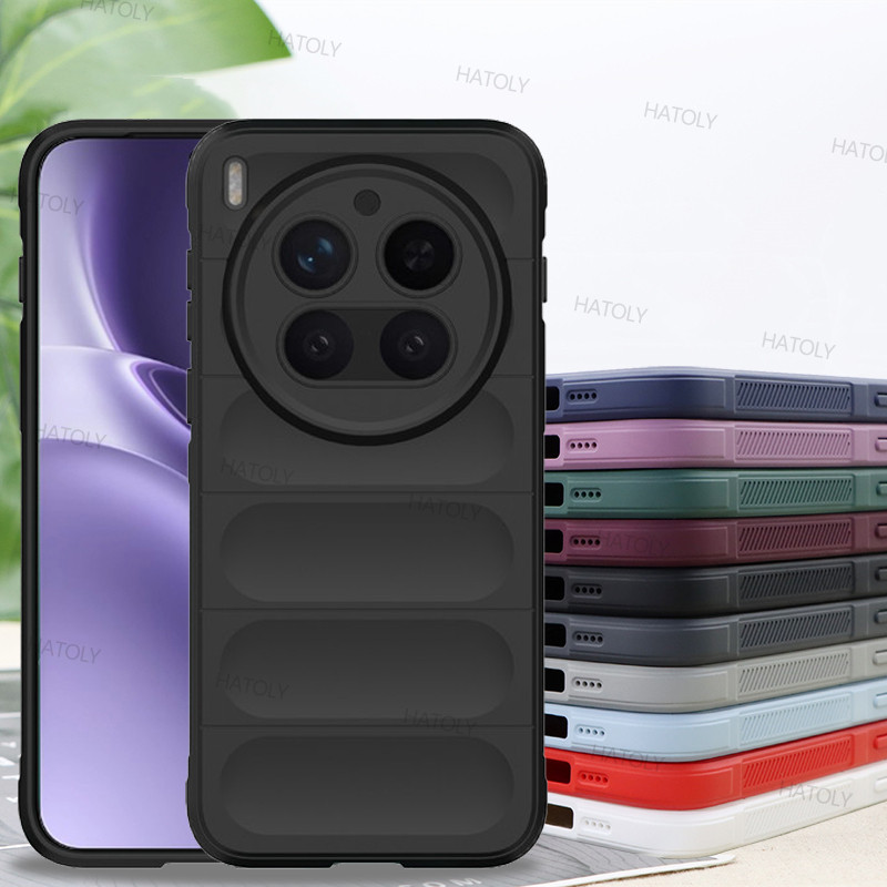 Dành Cho Vivo X300 Pro Ốp điện thoại Vivo X300 X300 Pro Ốp điện thoại TPU Chống Trơn Trượt Silicon B