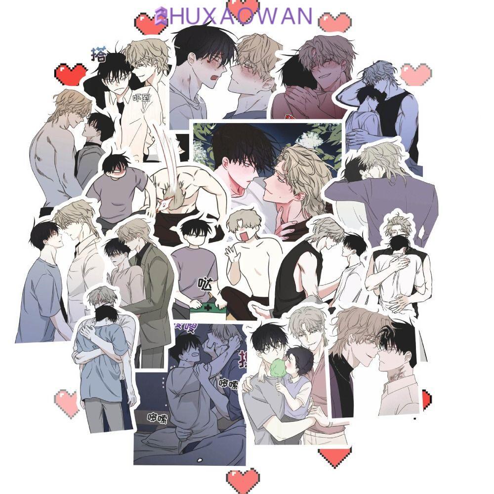 ZHUXAOWAN Hàn Quốc BL Manwha Jinx Sticker, Kim Dan Joo Jaekyung Joo Jaekyung Manga Sticker, Hàn Quốc