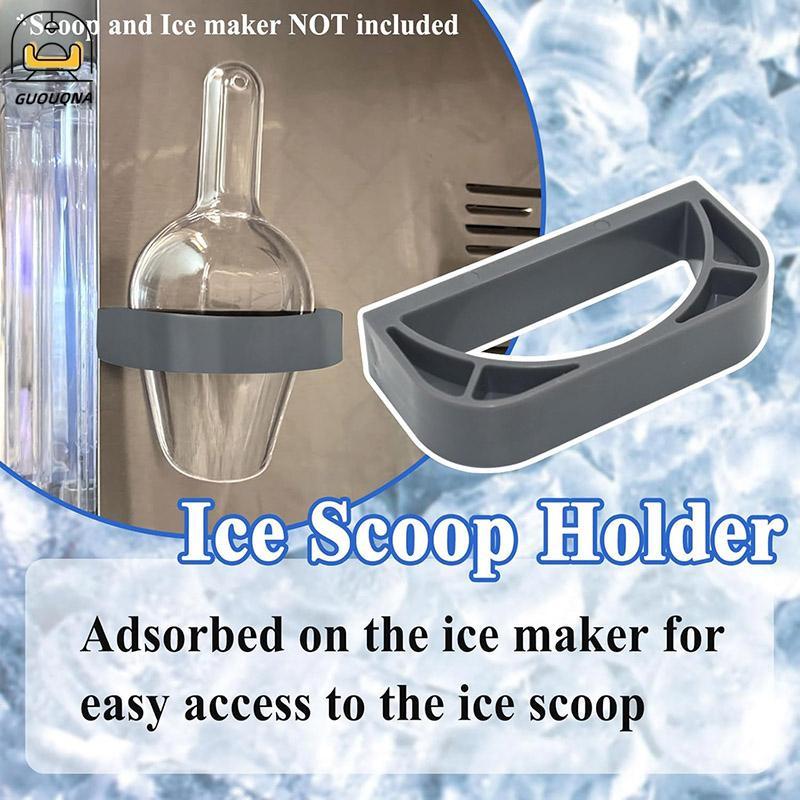 GUOUQNA Ice Scoop Holder Tủ lạnh Kem Scoop Holder Phụ kiện vị trí thích hợp và dễ dàng làm sạch Thiế