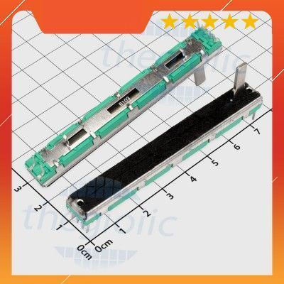 [2 Cái]- B10K-103 Biến Trở, Chiết Áp Trượt Thẳng 2 Kênh 10 KOhm 0.25W