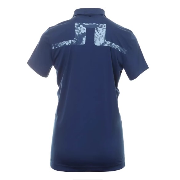 J. J. Áo sơ mi polo ngắn tay chơi gôn Lindeberg Nam in logo tay ngắn