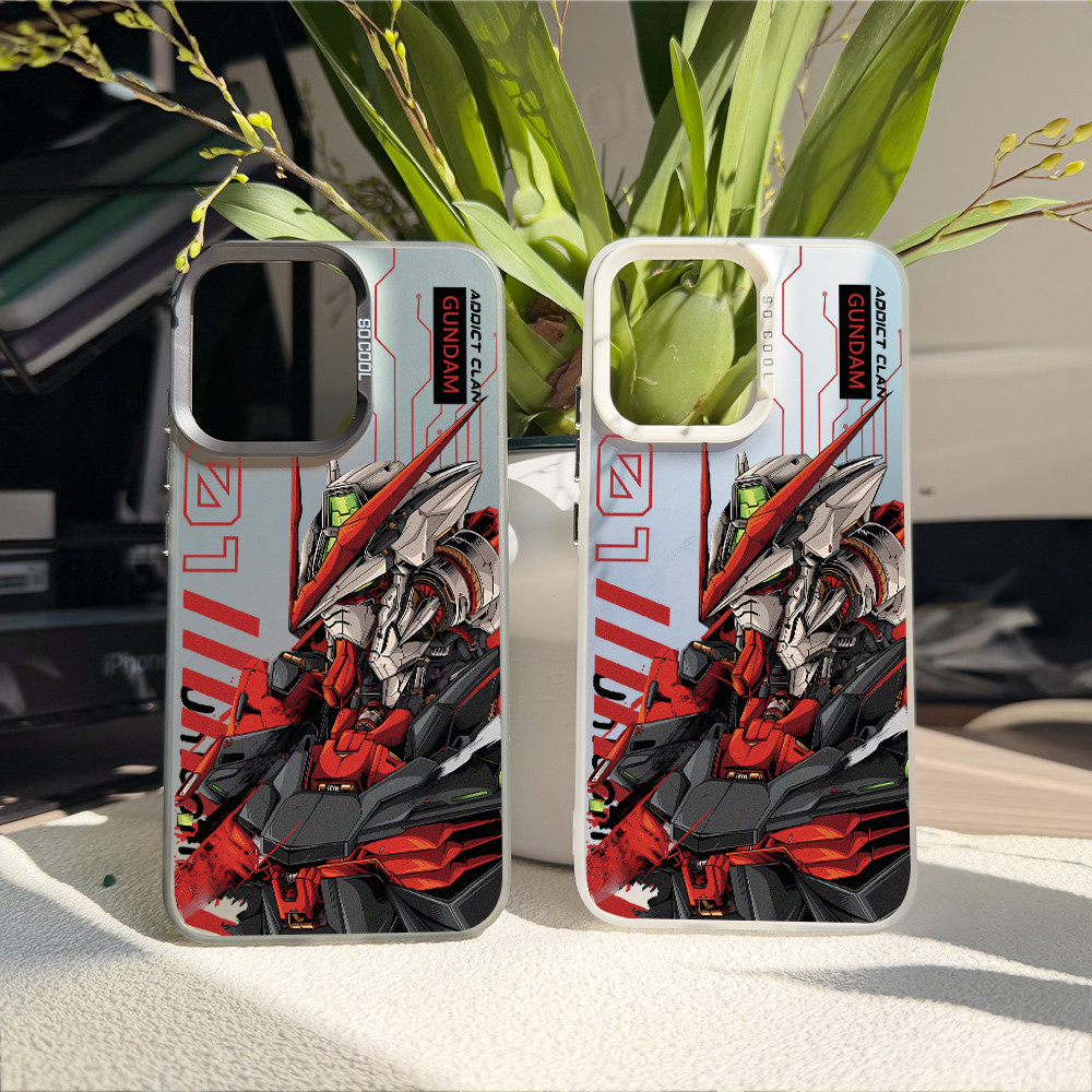 Ốp điện thoại cứng Gundam Mobile the Suit Micro Matte cho Oppo A6 Pro A5 Reno14 F 13F 12F Reno 15 Re