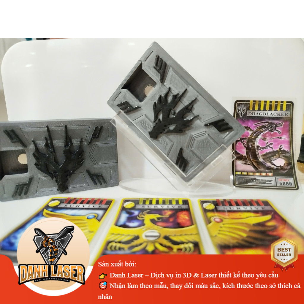 Hộp Đựng Thẻ ATM Kamen Rider Ryuki – In 3D Ryuga, Hộp Đa Năng, Phong Cách Cosplay