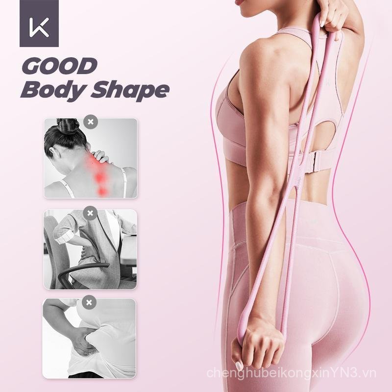 Dây kháng lực KEEP, Nữ Nam Hình 8 Thể Thao Hình Cánh Tay 8 Mở Rộng Ngực, Yoga Gym Fitness TPE Chất L