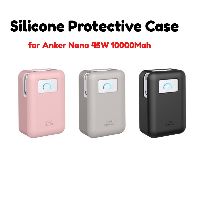 Dành Cho Anker Nano 45W 10000Mah Silicon Siêu Mỏng Ốp Lưng Mềm Cho Anker 45W Chống Rơi Di Động Sạc B