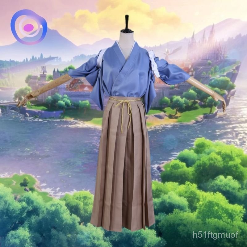 Trang phục Cosplay Genshin Impact Kamisato Ayato kiếm đạo Nhật Bản biểu diễn Game cực chất