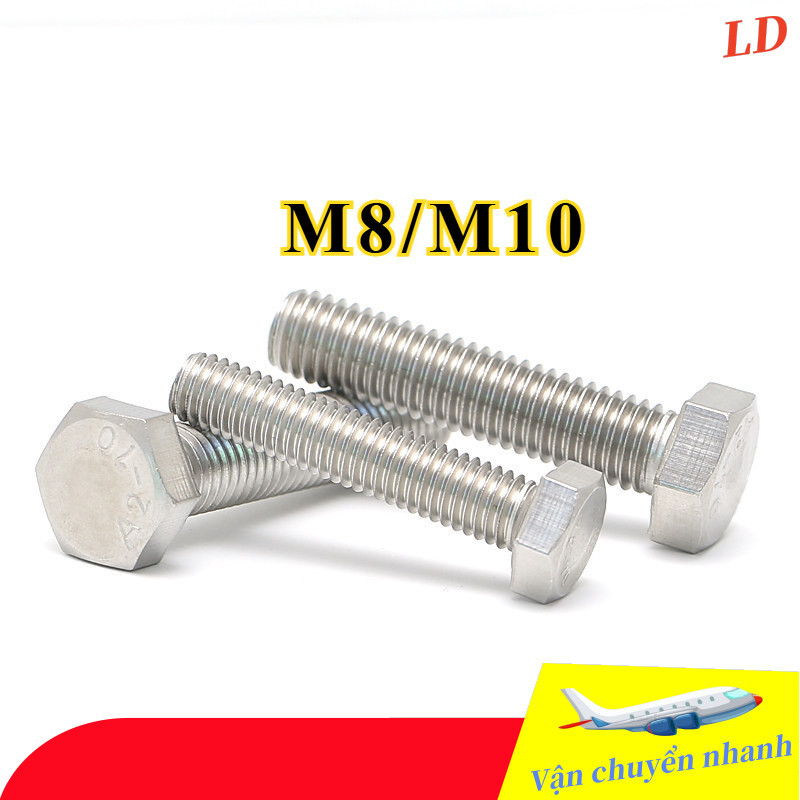 [ZHX-WJ-1] Bulong lục giác ngoài INOX 304 , Ốc lục giác inox 304 / Bulong Lục Giác Ngoài INOX 304 - 