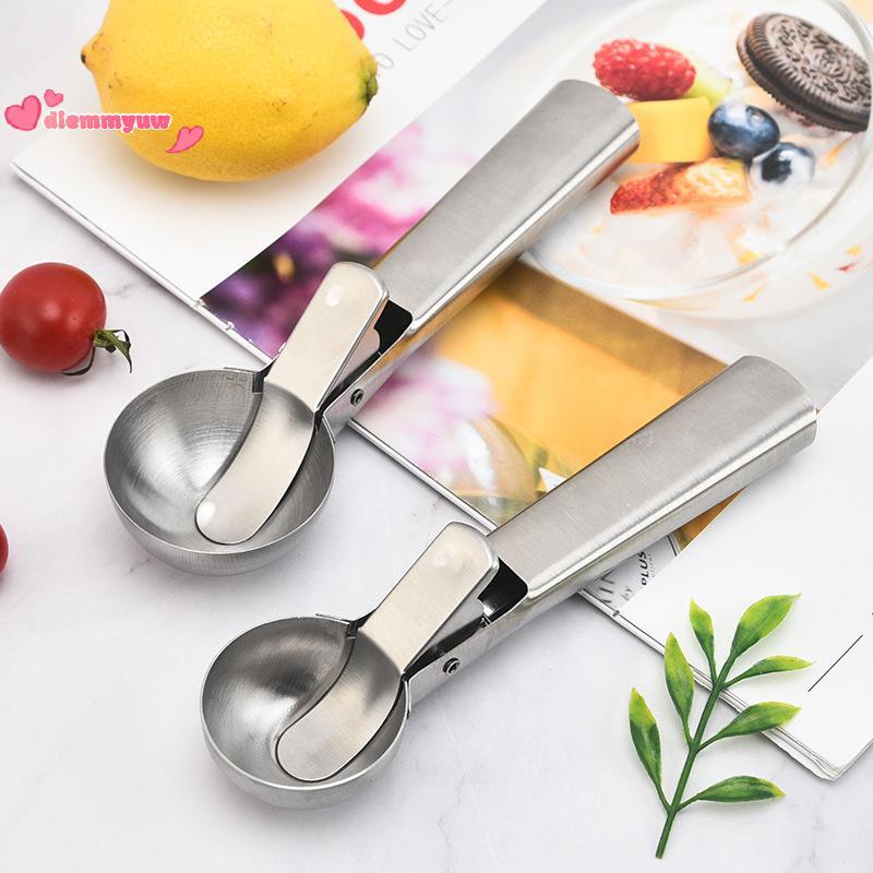 Ice Cream Scoops thép không gỉ Ice Cream Digger không dính trái cây Ice ball maker dưa hấu Ice Cream