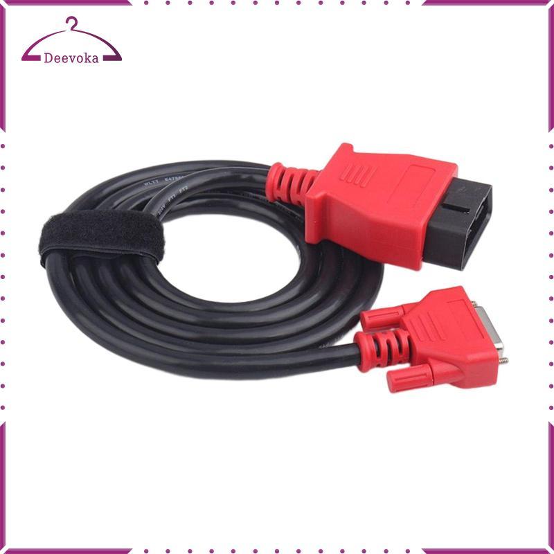 Cáp kiểm tra chẩn đoán ô tô màu đỏ Dây kiểm tra ô tô PVC bền bỉ cho Autel MS906 MS908 Pro MS905