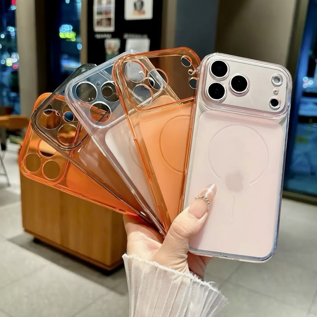 ốp lưng iphone Trong suốt, vỏ lỗ chính xác cho Iphone 17 11 12 13 14 15 16 Pro Max  Iphone 7 xs xr  