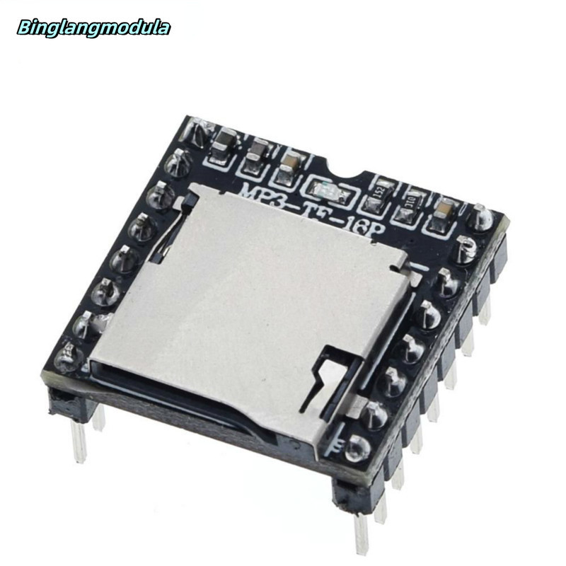DFPlayer Mini MP3 Player Module MP3 Bảng giải mã giọng nói Hỗ trợ thẻ TF U-Disk IO / Cổng nối tiếp /