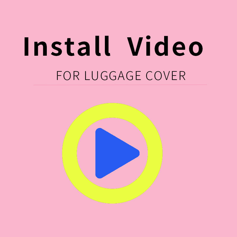 【Video++】Non-product，Just a video For Luggage Cover Installation Video