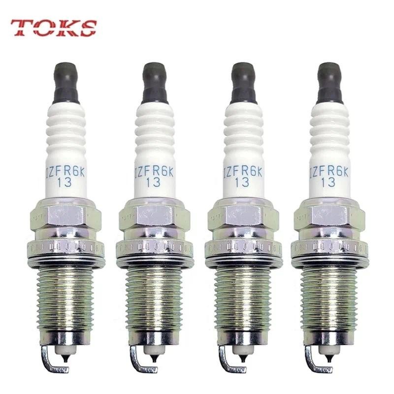 4 Chiếc IZFR6K13 6774 Bạch Kim Bugi Cho Xe Honda City Civic Accord Jazz Fit CR-V IZFR6K-13 Xe Chất L