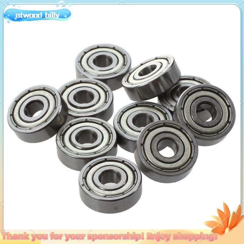 10 chiếc 625ZZ 5mm x 16mm x 5mm Vòng bi xuyên tâm rãnh sâu được bảo vệ