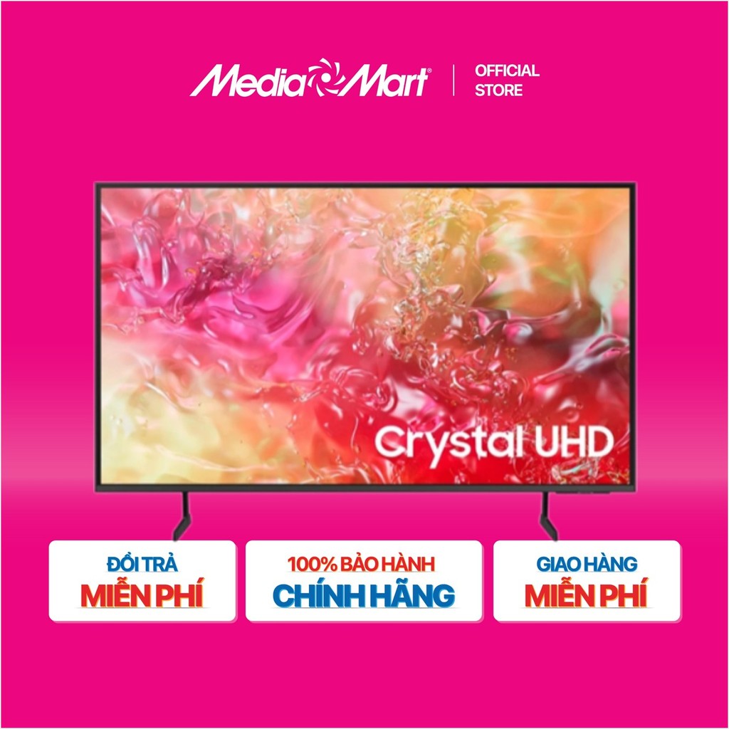 [MEDIAMART] - Smart Tivi Samsung 4K 43 inch 43DU7000 Crystal UHD - FREESHIP,Bảo hànhchínhhãng