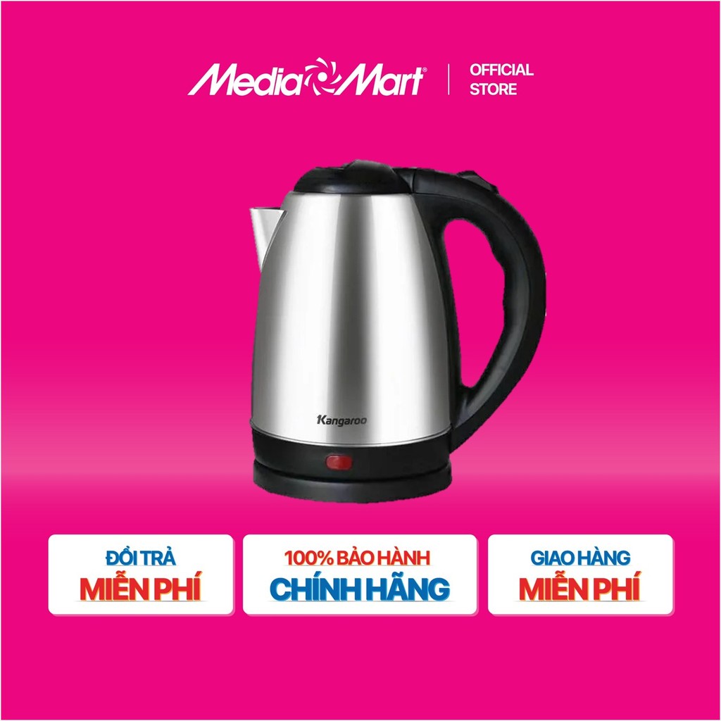 [MM.Online-Ship 0đ] Bình siêu tốc inox 1,5L Kangaroo KGWK15I2