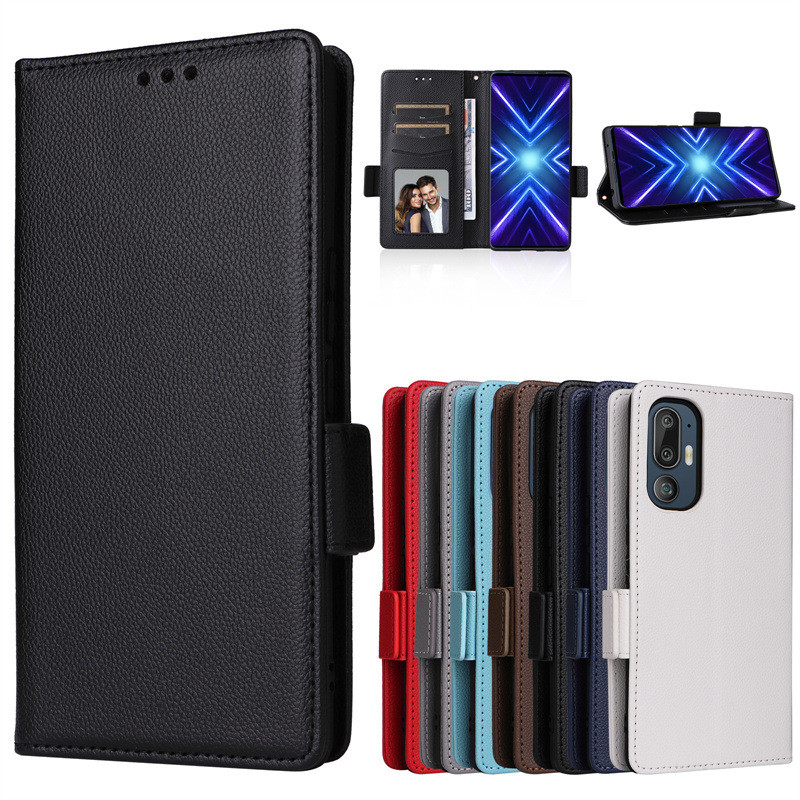 Thích Hợp Cho HTC U24 Pro 5G Ốp Điện Thoại HTC U24 Pro 5G Điện Thoại Da Đựng Thẻ Dây Buộc Tiền