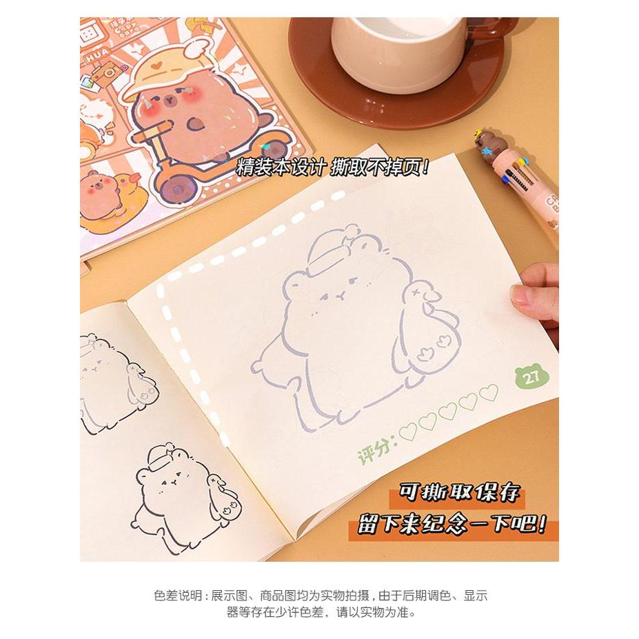 Copybook Trẻ Em Copy Picture Book Coloring Simple Stroke Coloring Picture Book