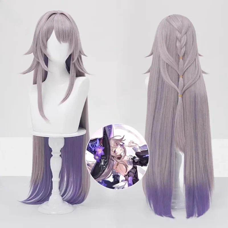 The Herta Cosplay Tóc Giả Dài 95cm Thẳng Tím Hỗn Hợp Tóc Giả Cosplay Anime Cosplay Tóc Giả Chịu Nhiệ