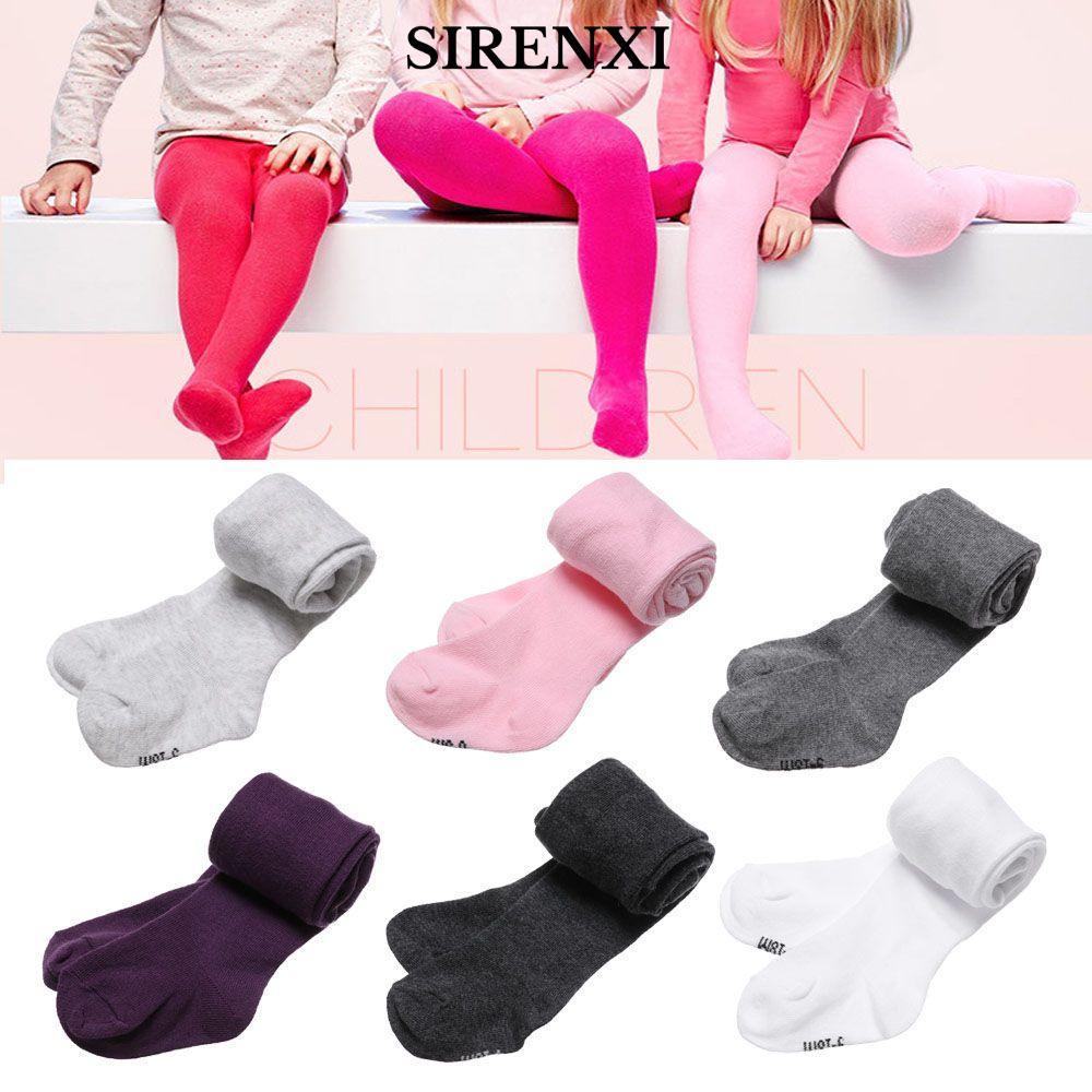 SIRENXI 1 Chiếc Quần Ấm Áp 0-2Years Thu Đông Bé Màu Kẹo Chặt