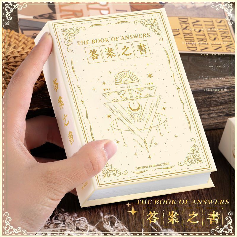 Harover Answer Book Notebook Life Answer Prophecy Creative Small Notebook Sổ tay giải nén cổ điển202